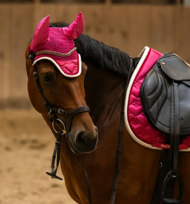PSOS Saddle Pad -Heart Jump-
