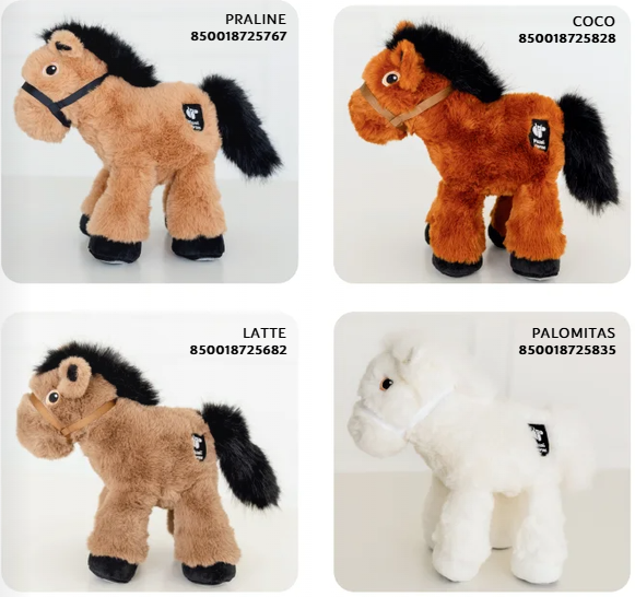 Piccoli English Pony Chestnut Peluche