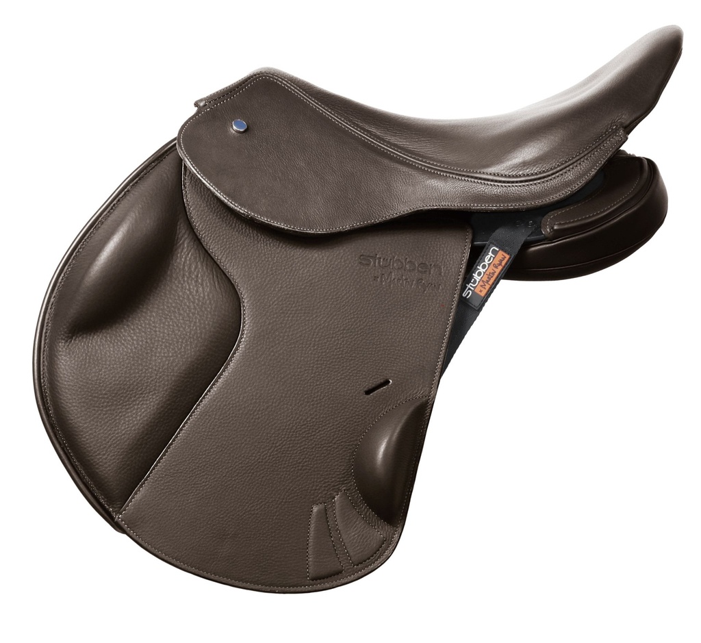 Stübben REVsport Saddle 17.5" Ebony Jumping and Dressage flaps