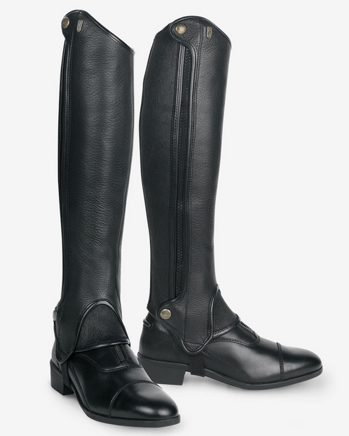 Tredstep deluxe half chap black 