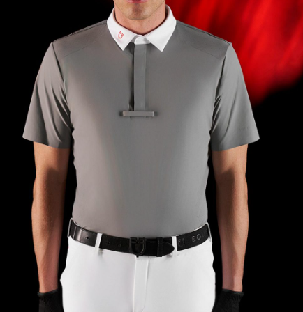 Equestro Ridertech Men’s competition Shirt Grey