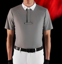 Equestro Ridertech Men’s competition Shirt Grey