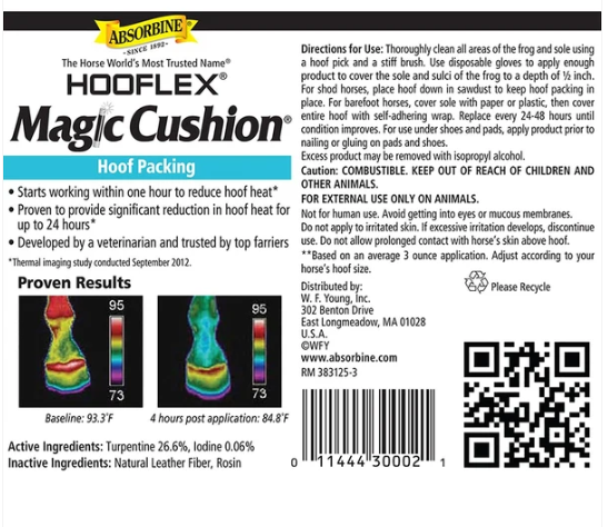 Absorbine Hooflex Magic Cushion Hoof Packing