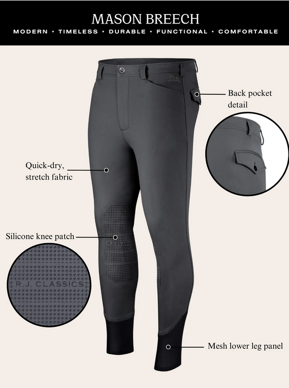 R.J. Classics Men’s Mason Breech Charcoal