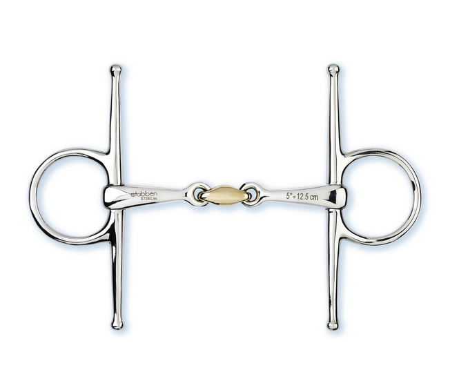 Stübben 2in1 Full Cheek Snaffle Double Broken
