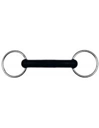 UNJOINTED SOFT RUBBER MOUTH SNAFFLE