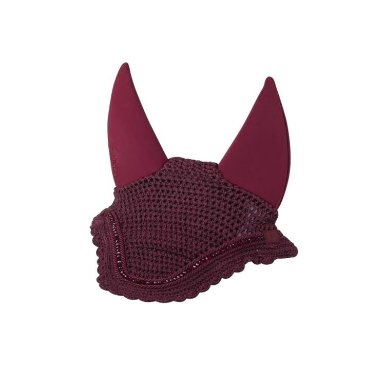 LeMieux Acoustic Diamante Fly Hood Burgundy