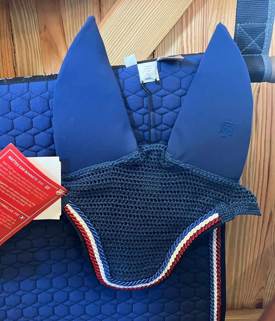 Fly Veil Mattes L Navy padded (red/white/blue cord)