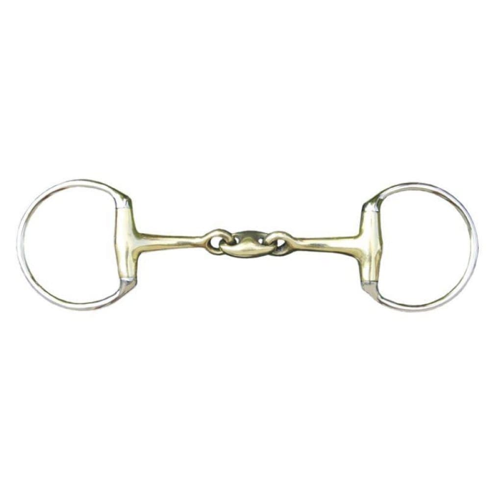 HKM Eggbutt Double Jointed Snaffle 4.5" 