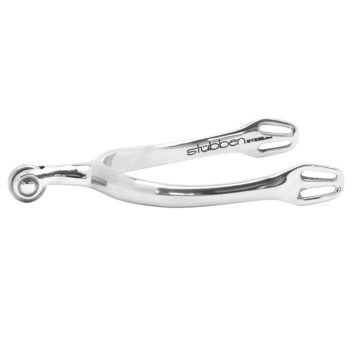 1173 Dynamic Dressage Spurs w Smooth wheel 