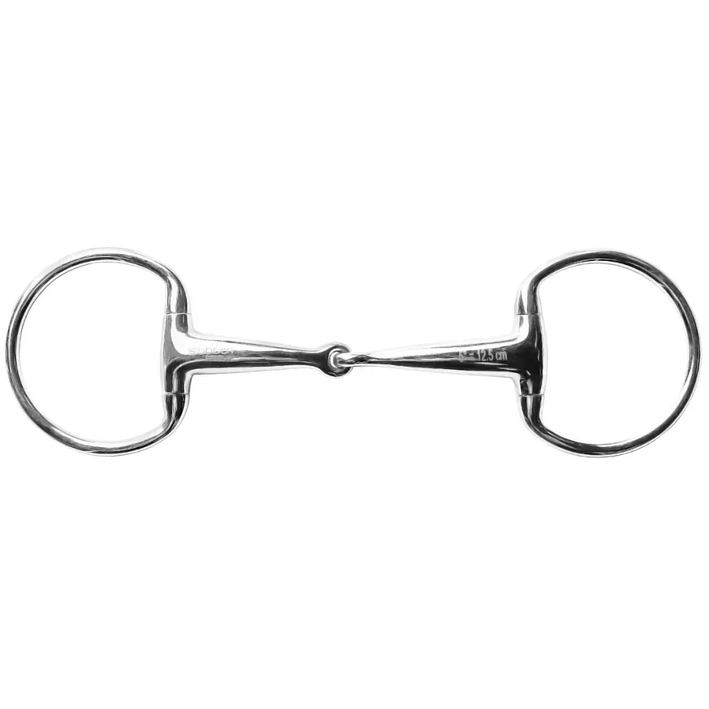 Stübben 2636 Egg-Butt Single Jointed Bit Stainless Steel