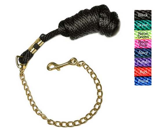 Jacks Poly Lead Rope w Chain
