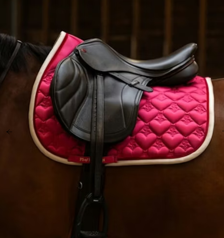 PSOS Saddle Pad -Heart Jump-