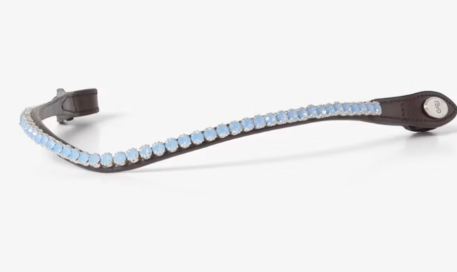 PSOS Slim Morning Breeze Browband - Brown Leather/Full