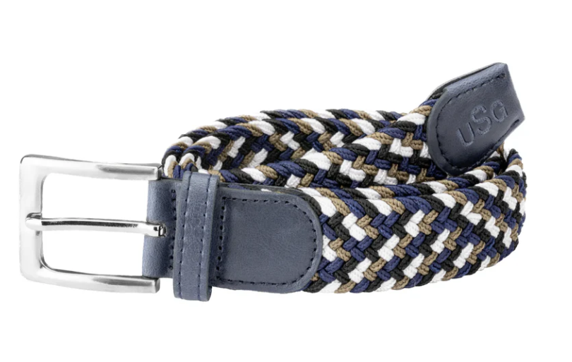 USG Casual Belt Navy/Beige/White