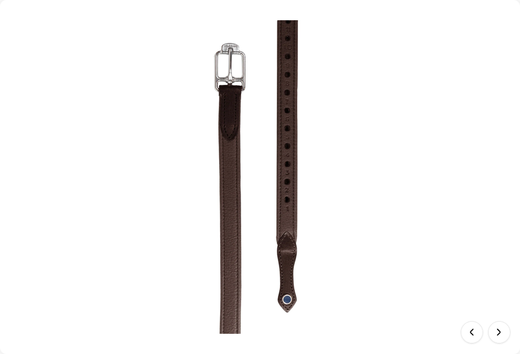 Stübben DeLuxe Stirrup Leathers Ebony 47"