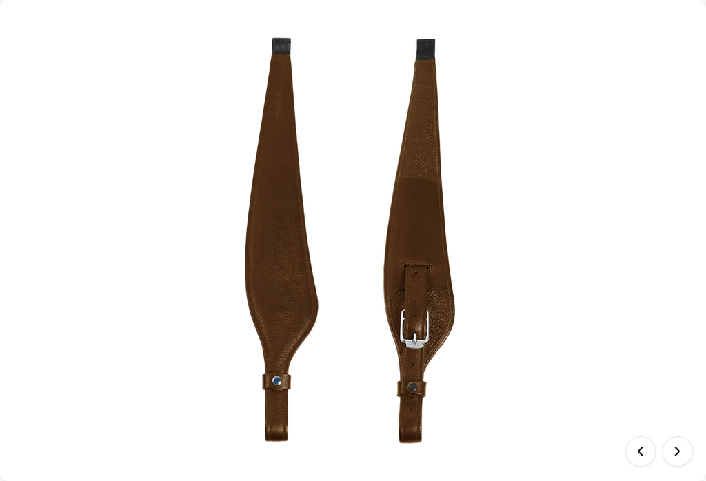 Stübben Mono Pro-Jump Stirrup Leathers Ebony S