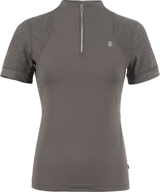 CAVA Lace Halfzip Training Shirt sepia olive 8 (S)