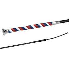 Dressage Whip red/white/blue 110cm