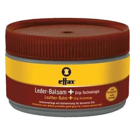 Effax Leather Balm + Grip-Technology with sponge. Size 8.8 oz 