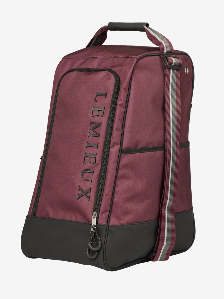 Lemieux Elite Wellington Boot Bag burgundy