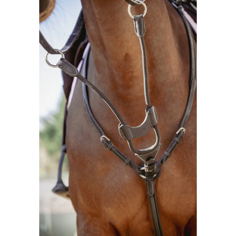 Martingale Fork Round Stitched with buckle & elastic
