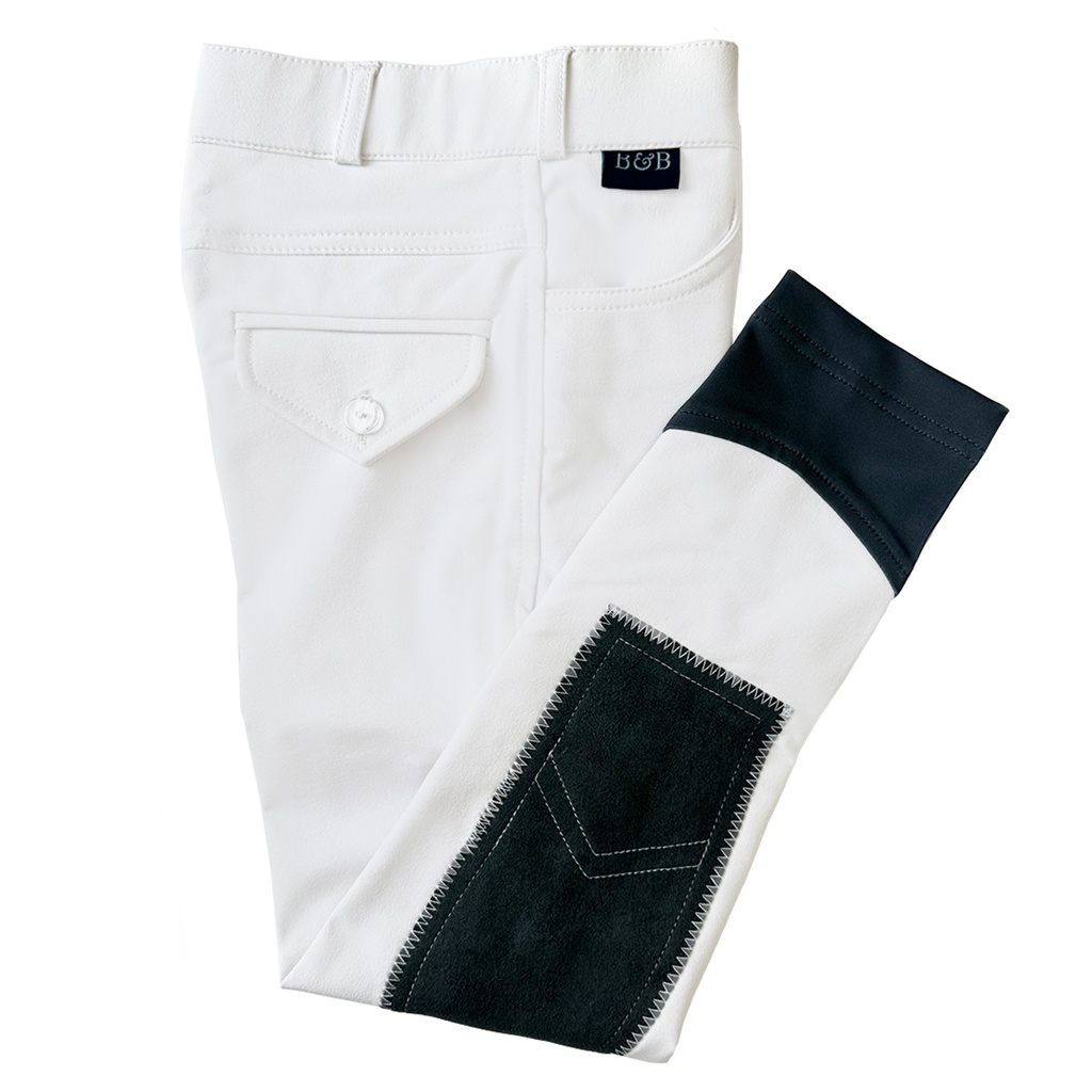 Belle & Bow Boys White Breeches