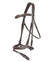 Kavalkade Bridle "Ivy" Brown w/flash noseband Reins