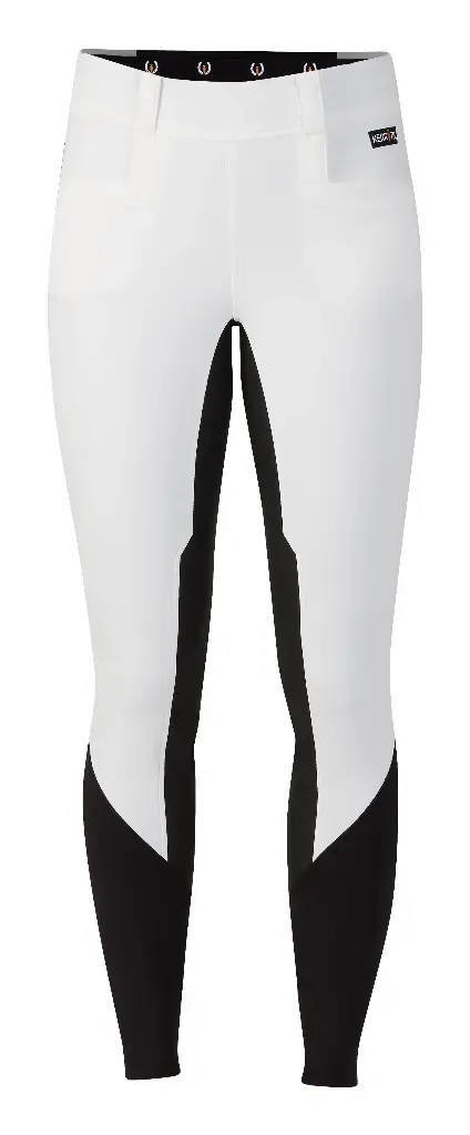 KERRITS GRIPTEK II FULL SEAT BREECH - White