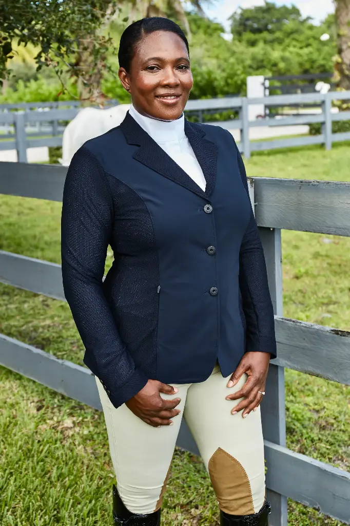 Harmony Ladies Mesh Show Coat R.J. Classics - Navy