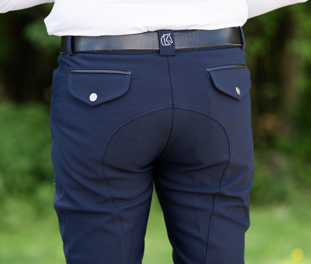 KL Select Evan Full Seat Breech Navy/Black  R