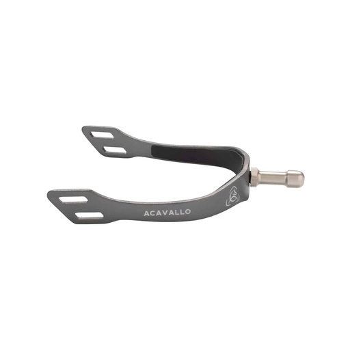 [8051360682728] Acavallo English Spurs w Interchangeable neck titanium  25mm
