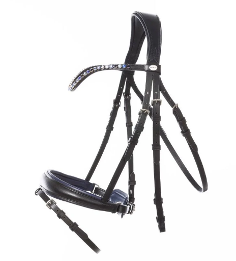 Bridle “Ocean” Black/Blue FULL