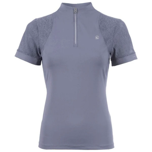 [4044091066596] CAVA Lace Halfzip Training Shirt dk blue 12 (L)