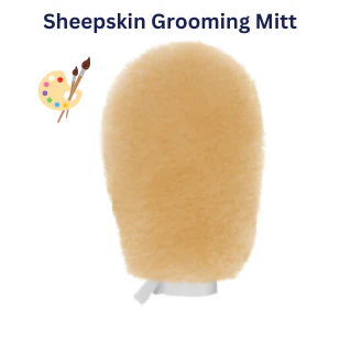 [4045043048684] EA Mattes Sisal/Sheepskin Grooming Mitt