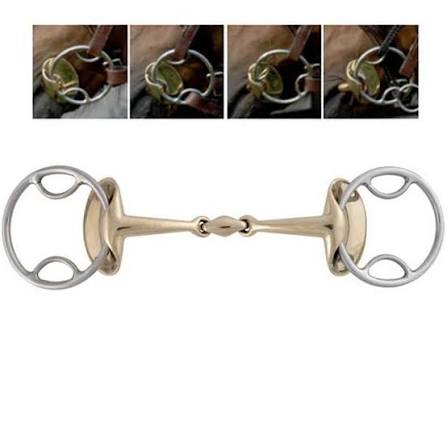 [7640131364874] Stübben Golden Wings 4in1 Bit Single Joint - 5 1/4" 