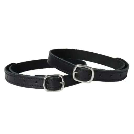 [7630001526600] Stübben Spur Straps Black Leather