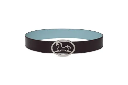 Bobbie Belt Chocolate/Aqua