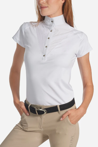 [5517210000669] Criniere Margot White S/S Show Shirt Talla L