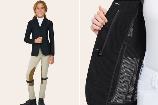 Harmony Mesh Coat Junior R.L. Classics - Black