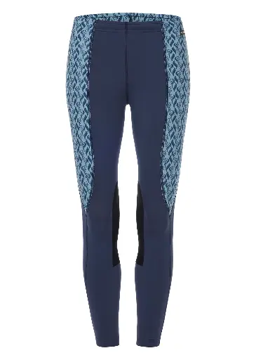 Kerrits: KIDS KNEE PATCH PERFORMANCE TIGHT Horsetails