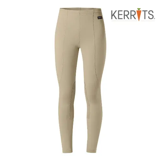 Kerrits KIDS KNEE PATCH PERFORMANCE TIGHT Tan