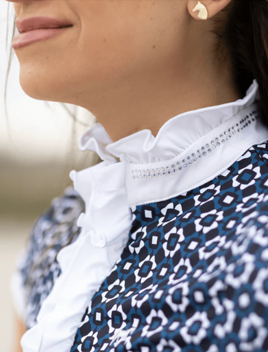 Novella-The Sanceo Show Shirt - black + blue