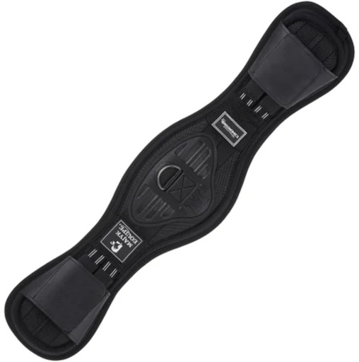 Majyk Equipe Ergonomics Lightweight 'Spur Saver' Contoured Dressage Girth Black