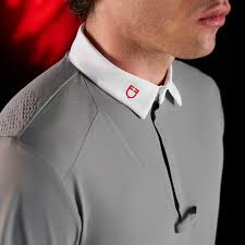 Equestro Men’s competition Shirt Grey