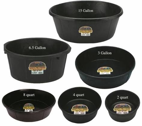 Little Giant Duraflex All-Purpose Rubber Tub