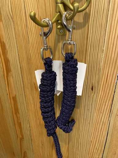 [0985X0985729910413] EA MATTES Lead Rope - Navy Blue