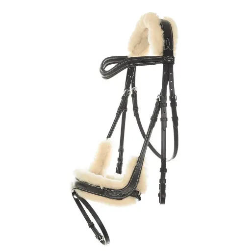 Kavalkade Bridle "Ivy Lambskin" Brown 
