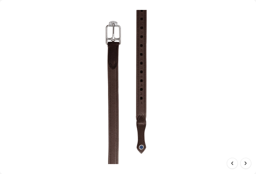[7640131368827] Stübben DeLuxe Stirrup Leathers Ebony 47"